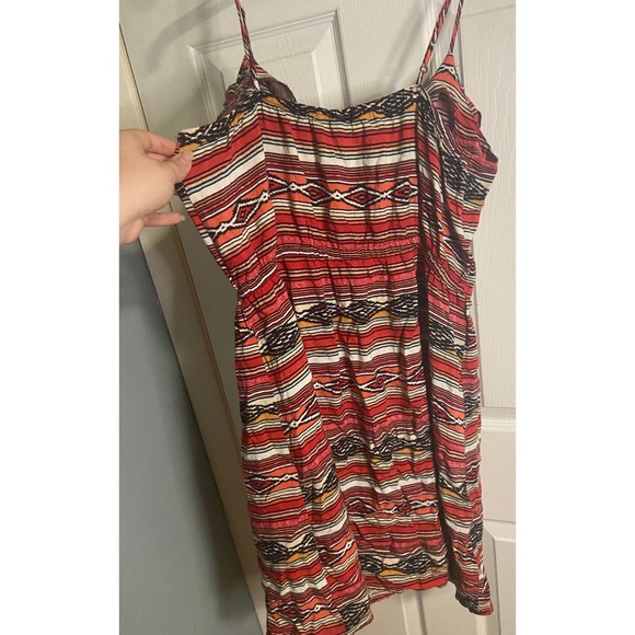 Boho Spaghetti Strap Dress With Adjustable Straps Cinched Waist Size X-Large - Picture 6 of 7